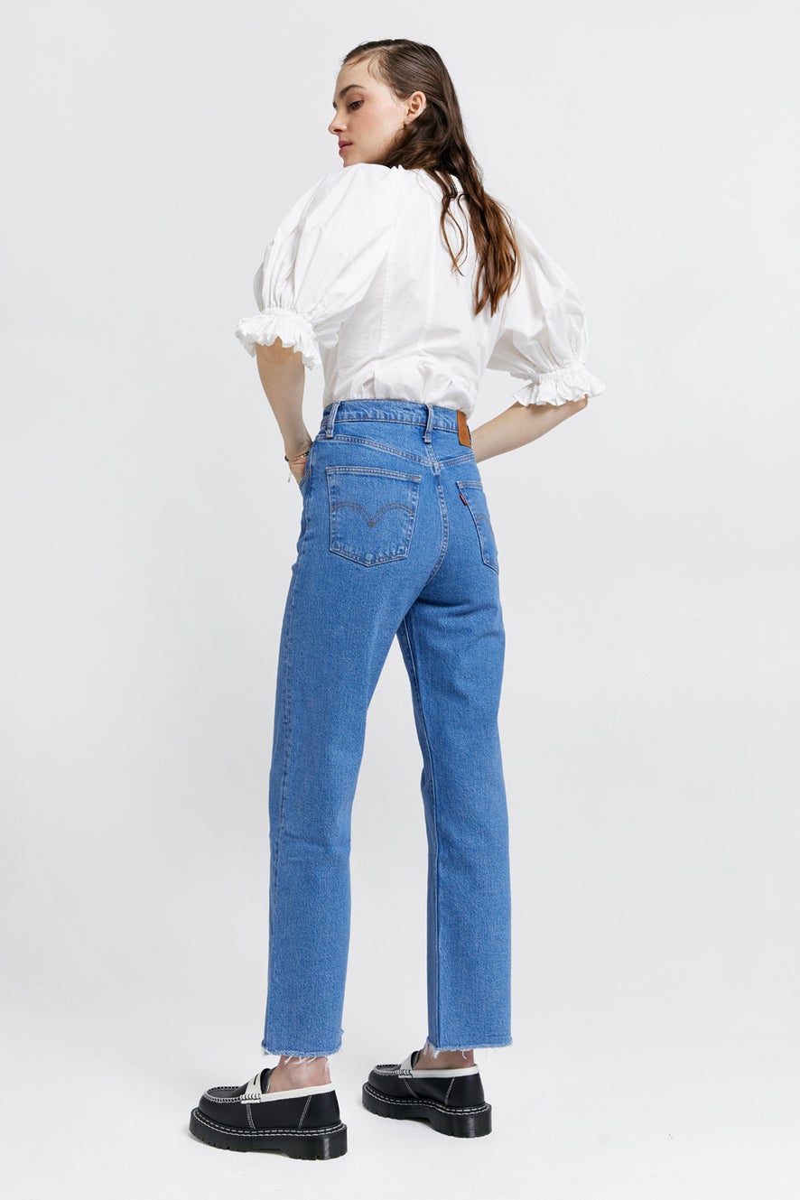 Levi's Ribcage Straight Ankle Jeans Jazz Wave