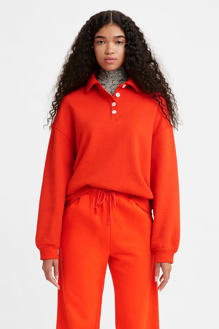 Levi's Stevie Sweatshirt Enamel Orange
