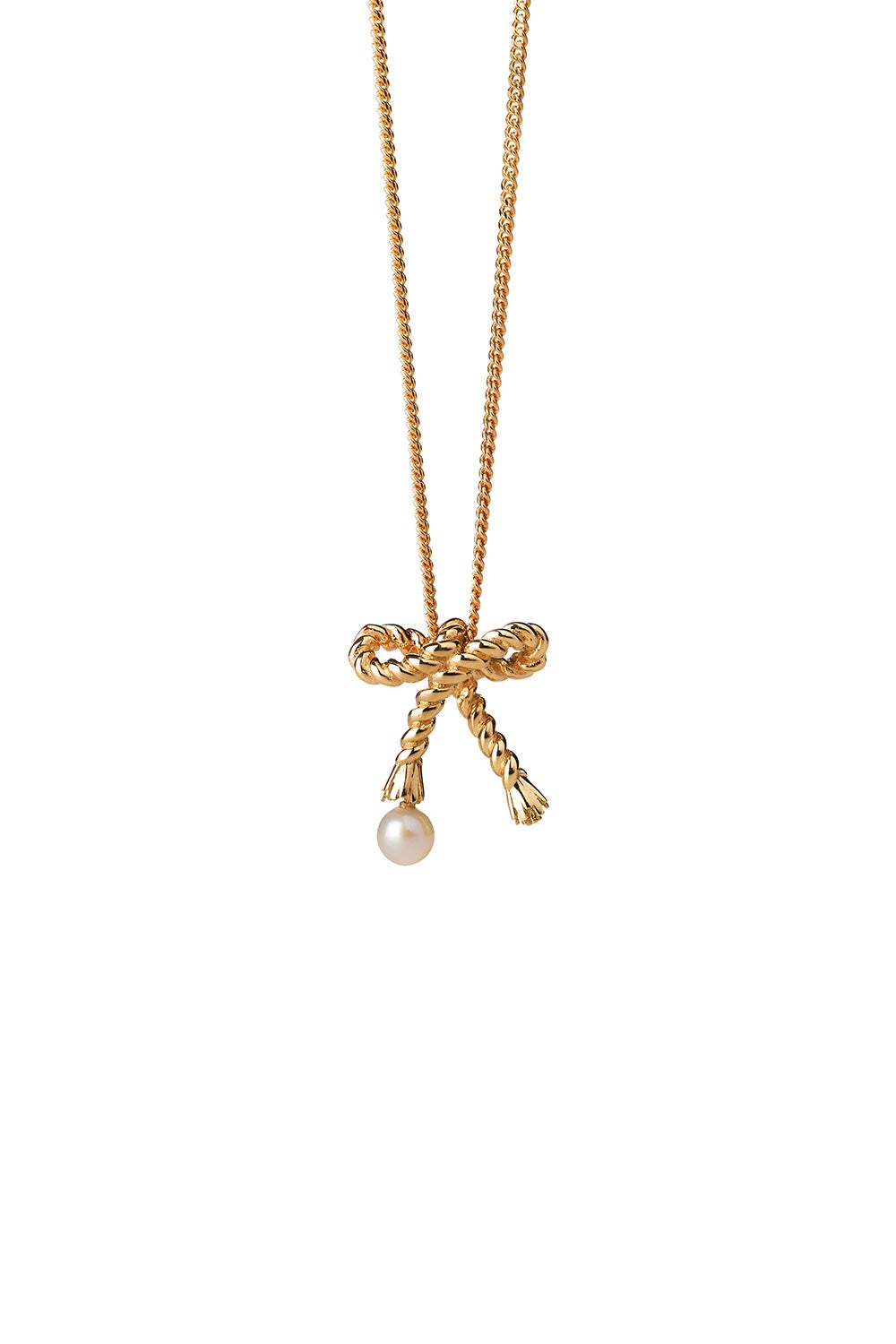Love Knot Necklace Gold