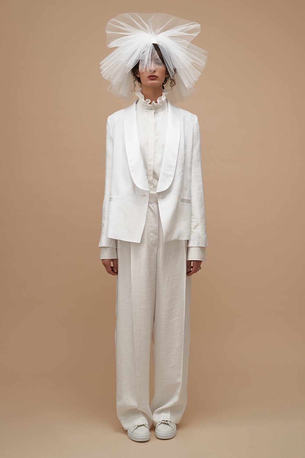Love Tuxedo with Always Shirt and Honesty Wide Leg Trousers