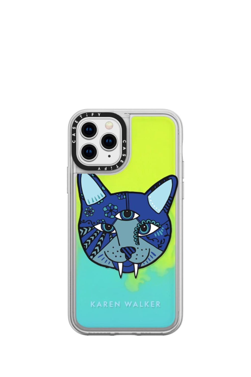 Magic Cat iPhone Case Blue