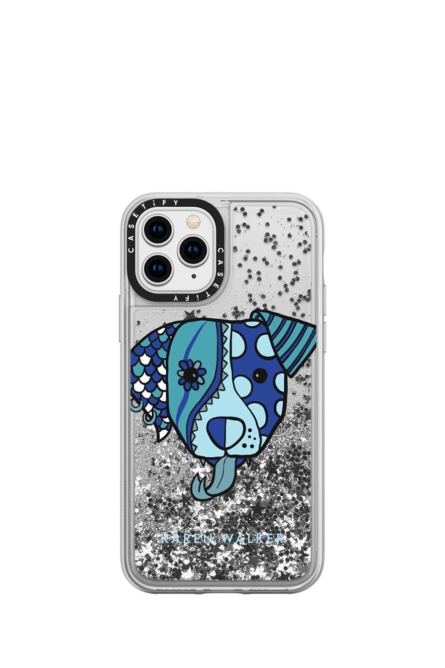 Magic Dog iPhone Case Blue