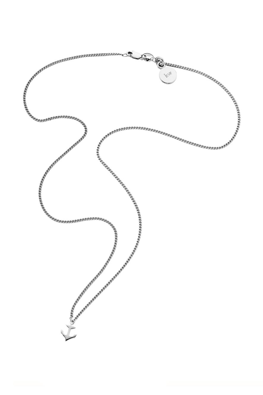 Mini Anchor Necklace Silver