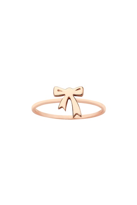 Mini Bow Ring Rose Gold