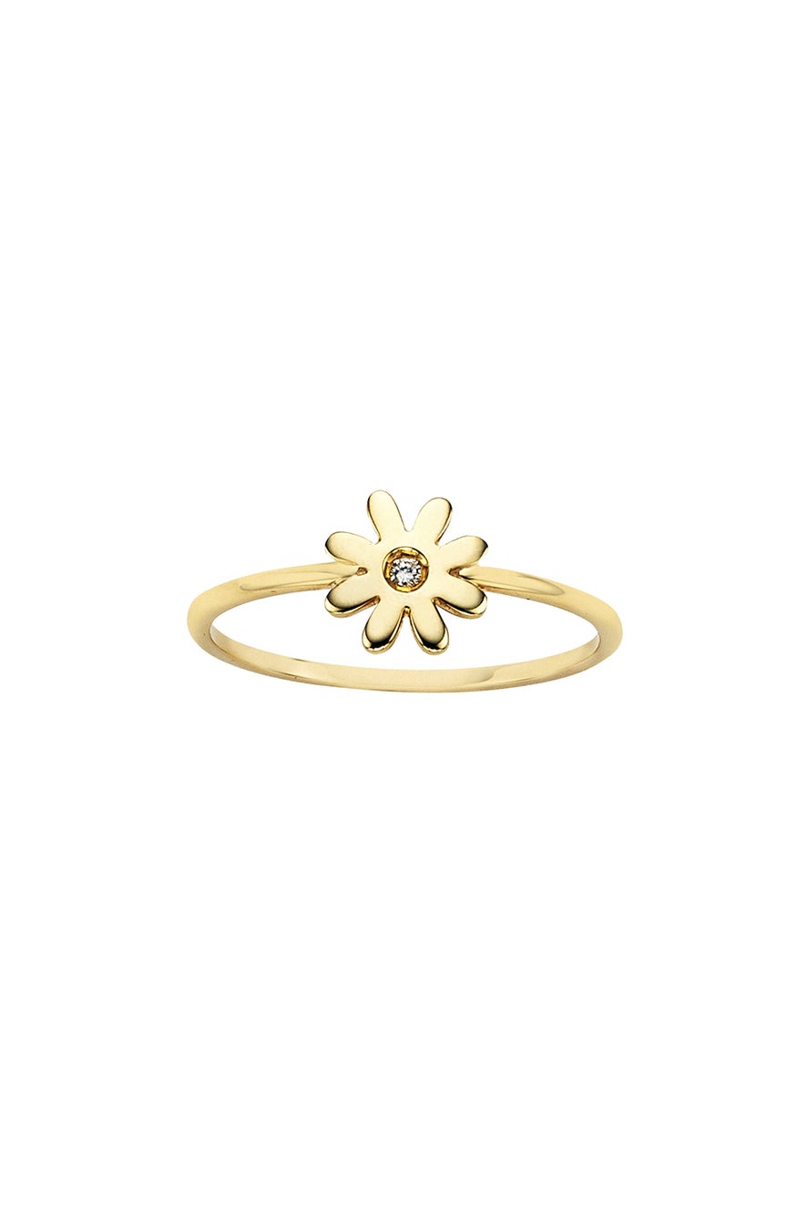 Mini Daisy Ring Gold