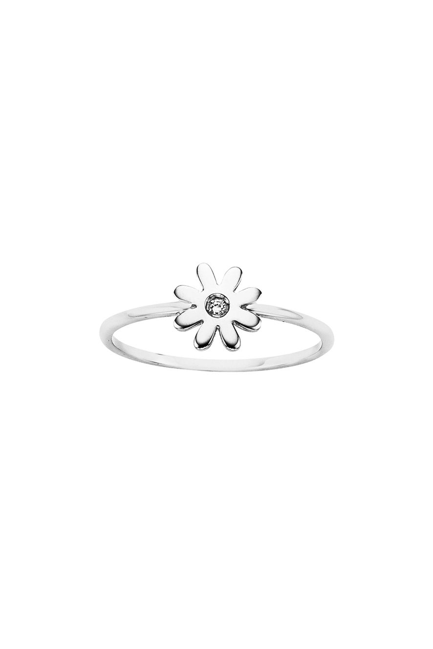 Mini Daisy Ring Silver