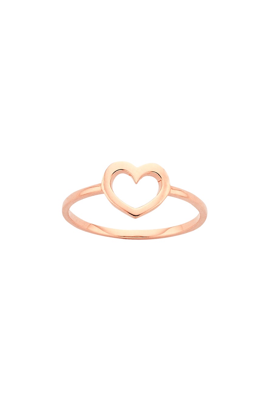 Mini Heart Ring Rose Gold