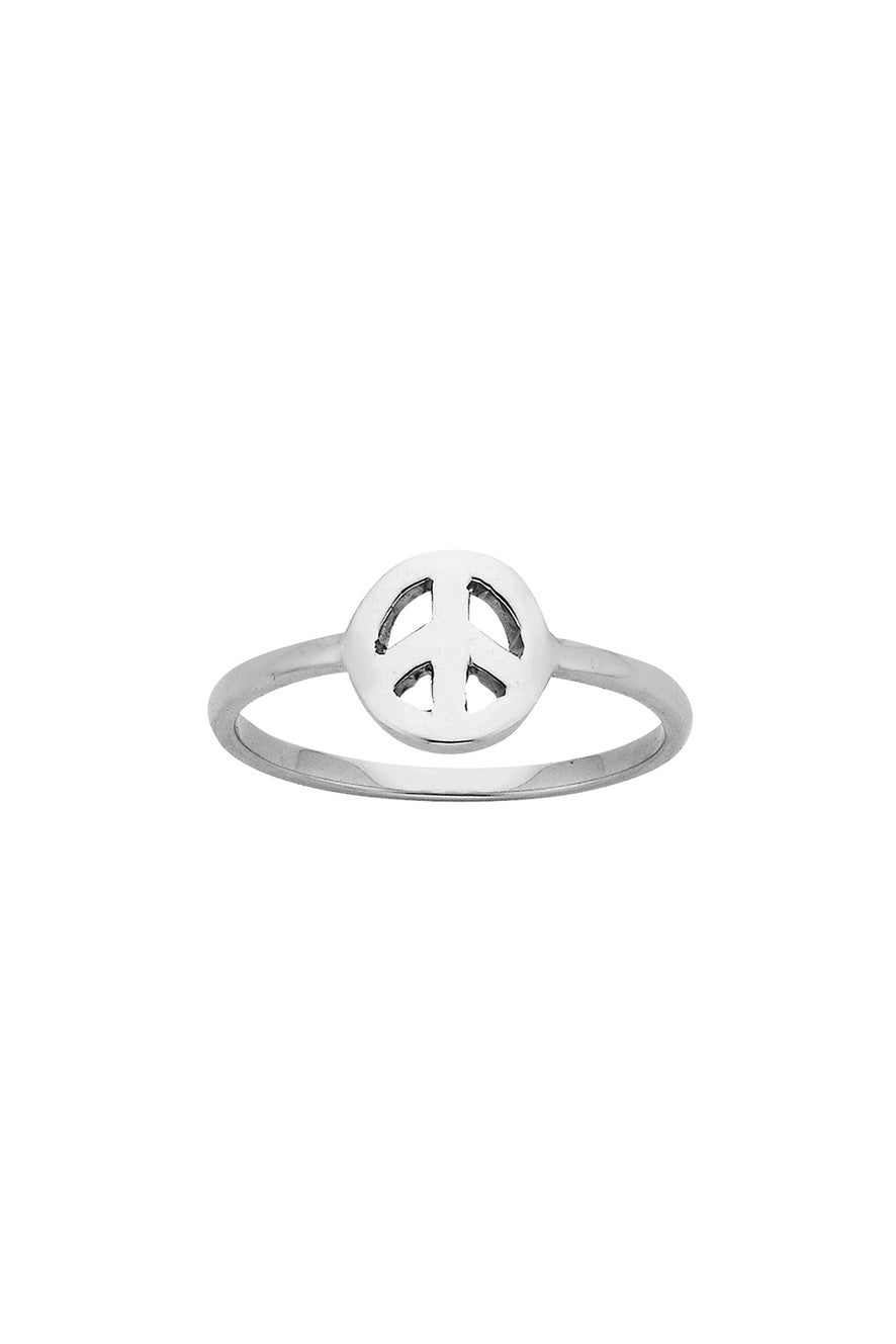 Mini Peace Ring Silver