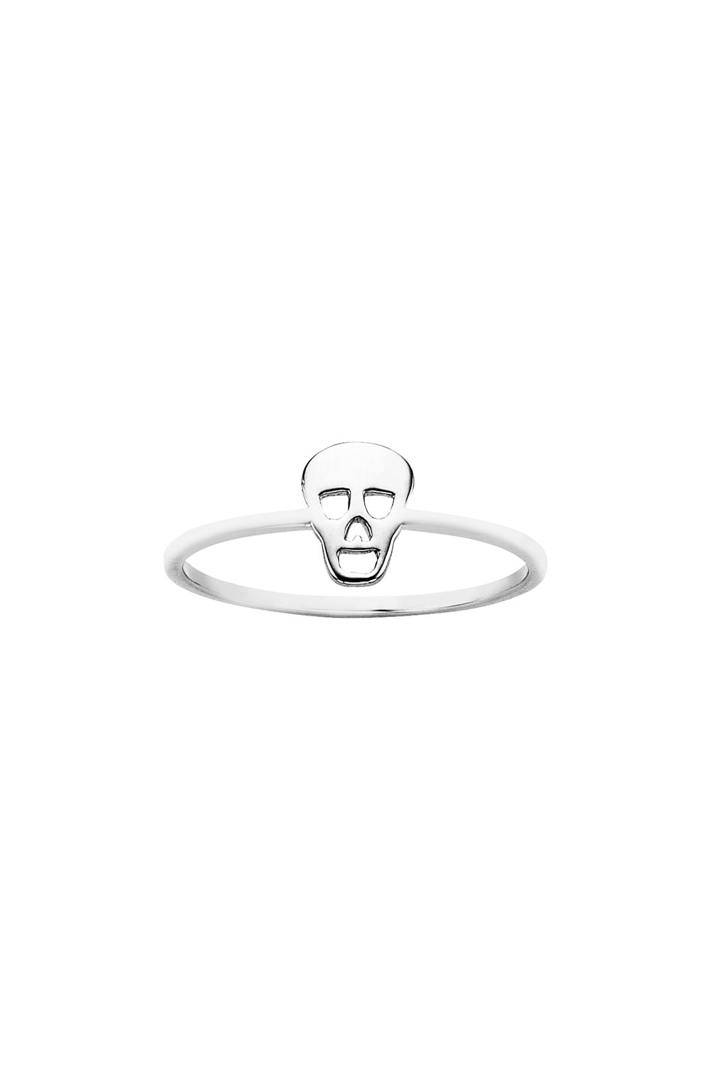 Mini Skull Ring Silver
