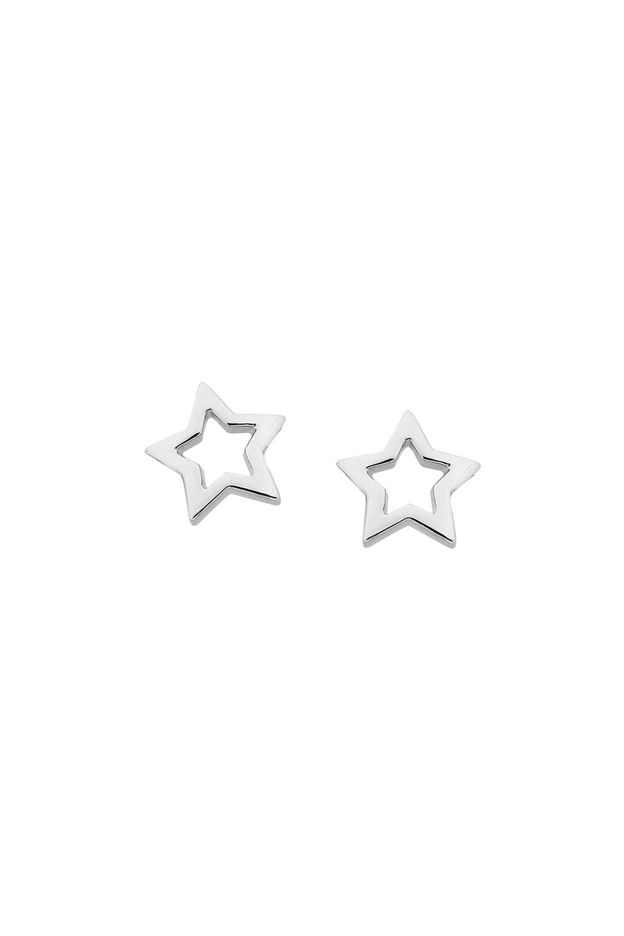 Mini Star Studs Silver
