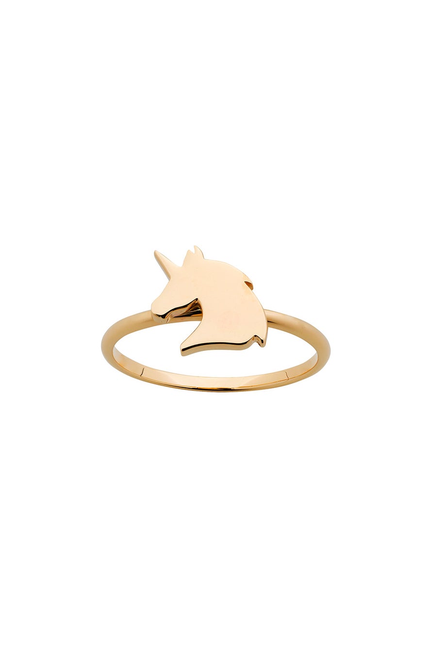 Mini Unicorn Ring Gold