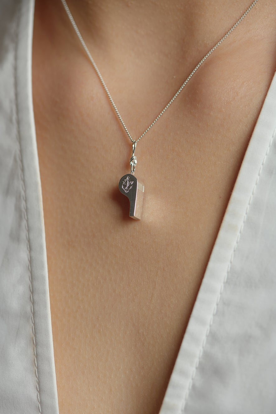 Navigator's Whistle Necklace Rose Gold