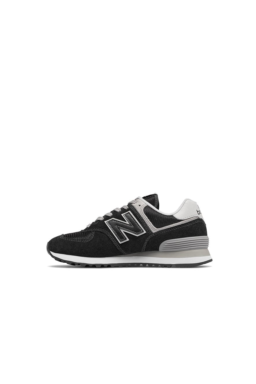New Balance 574 Black with White