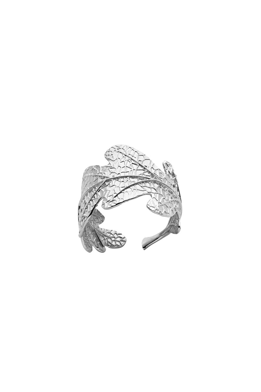 Oak Leaf Ring Silver