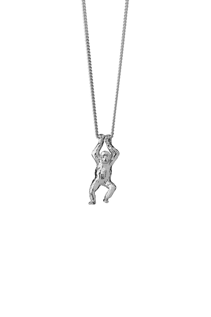 Orangutan Necklace Sterling Silver