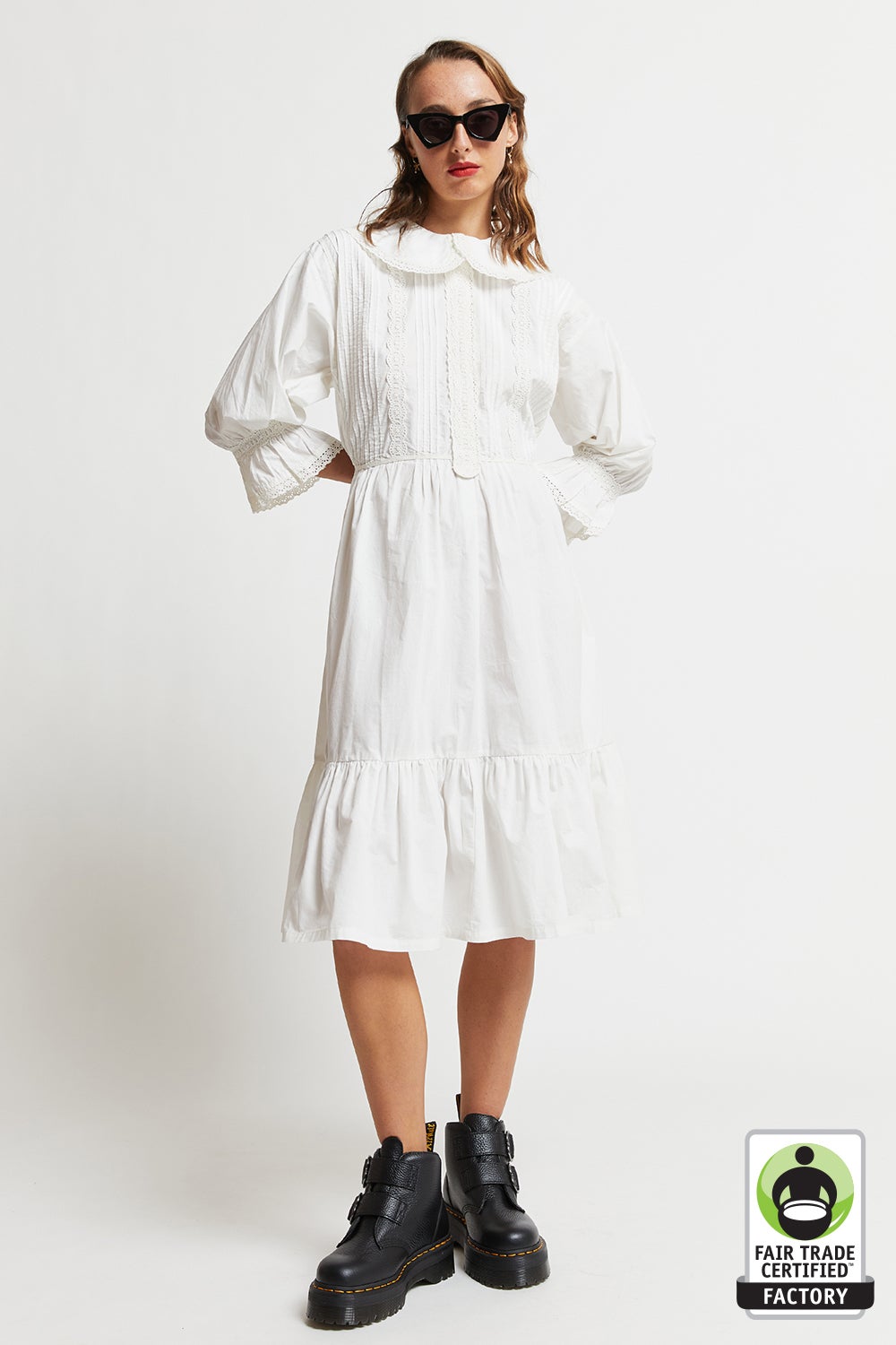 Peter Tiered Organic Cotton Dress
