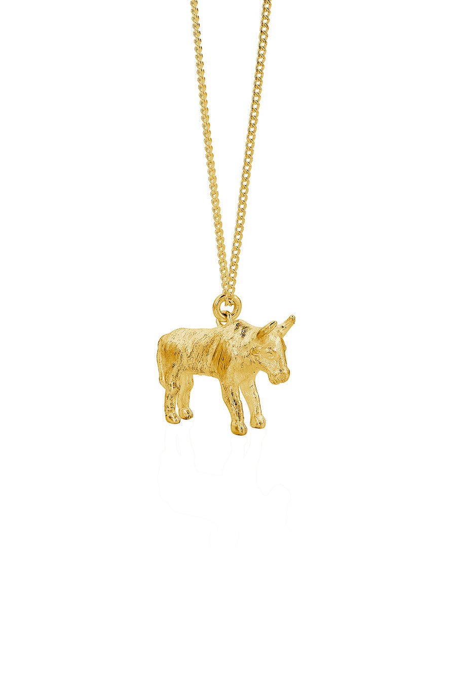 Ox Necklace Gold