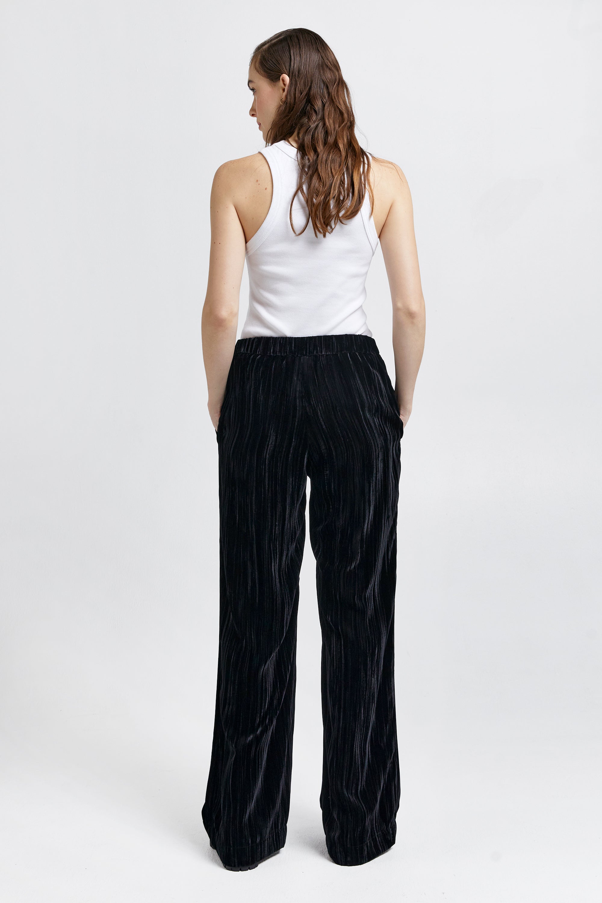 Luxurious Zara Silk Blend Velvet Pants