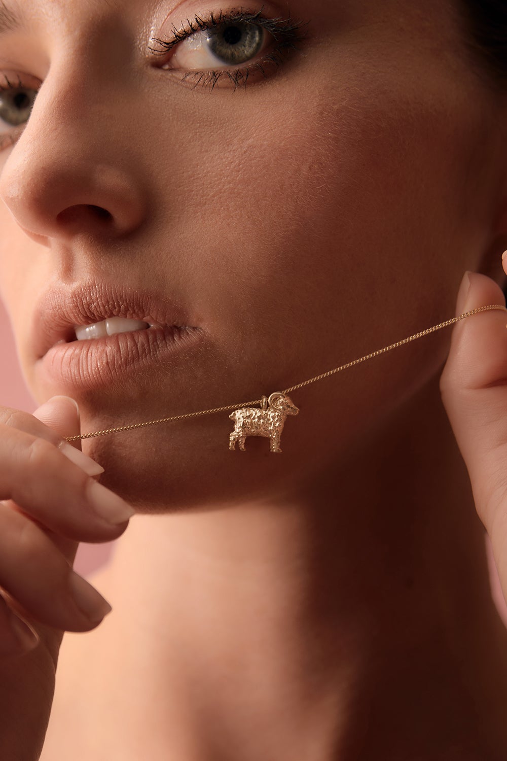Ram Necklace Gold