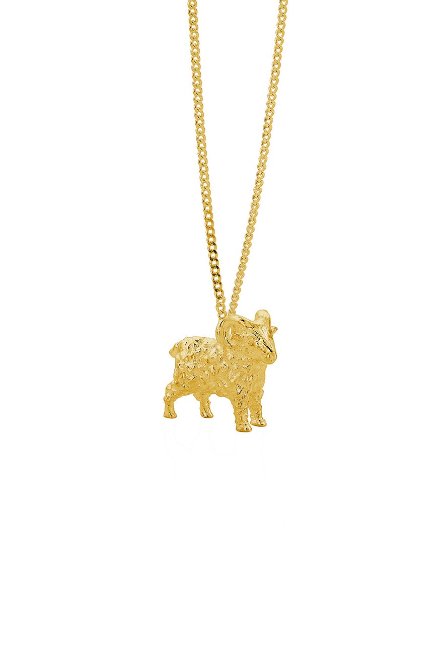 Ram Necklace Gold