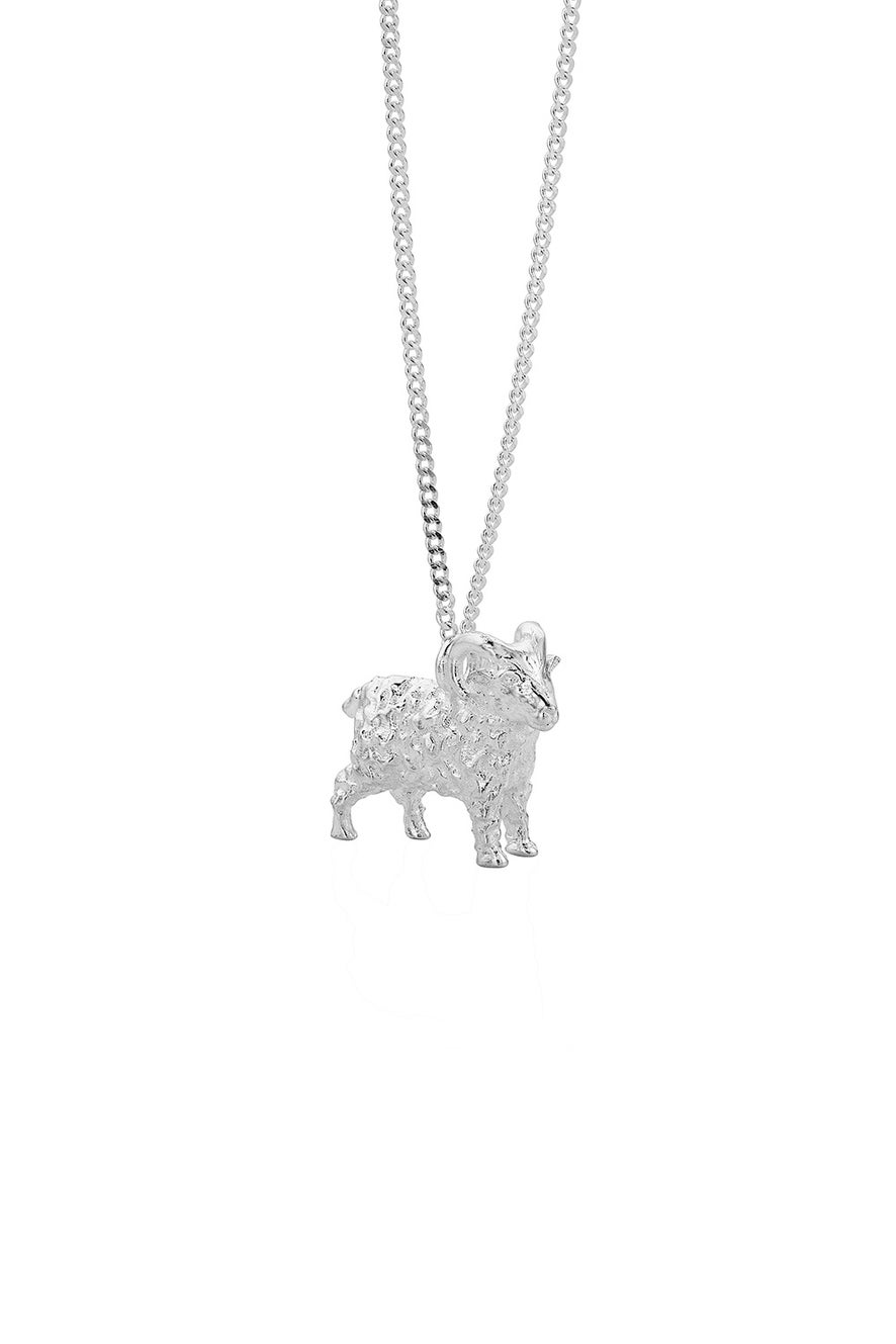 Ram Necklace Silver