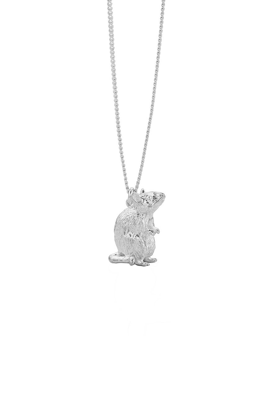 Rat Necklace Silver