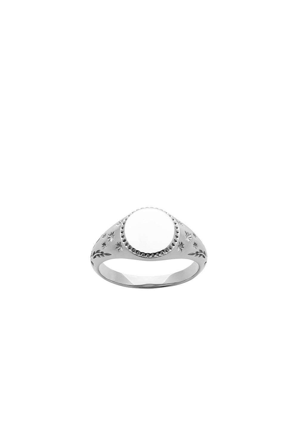 Society Signet Ring Silver