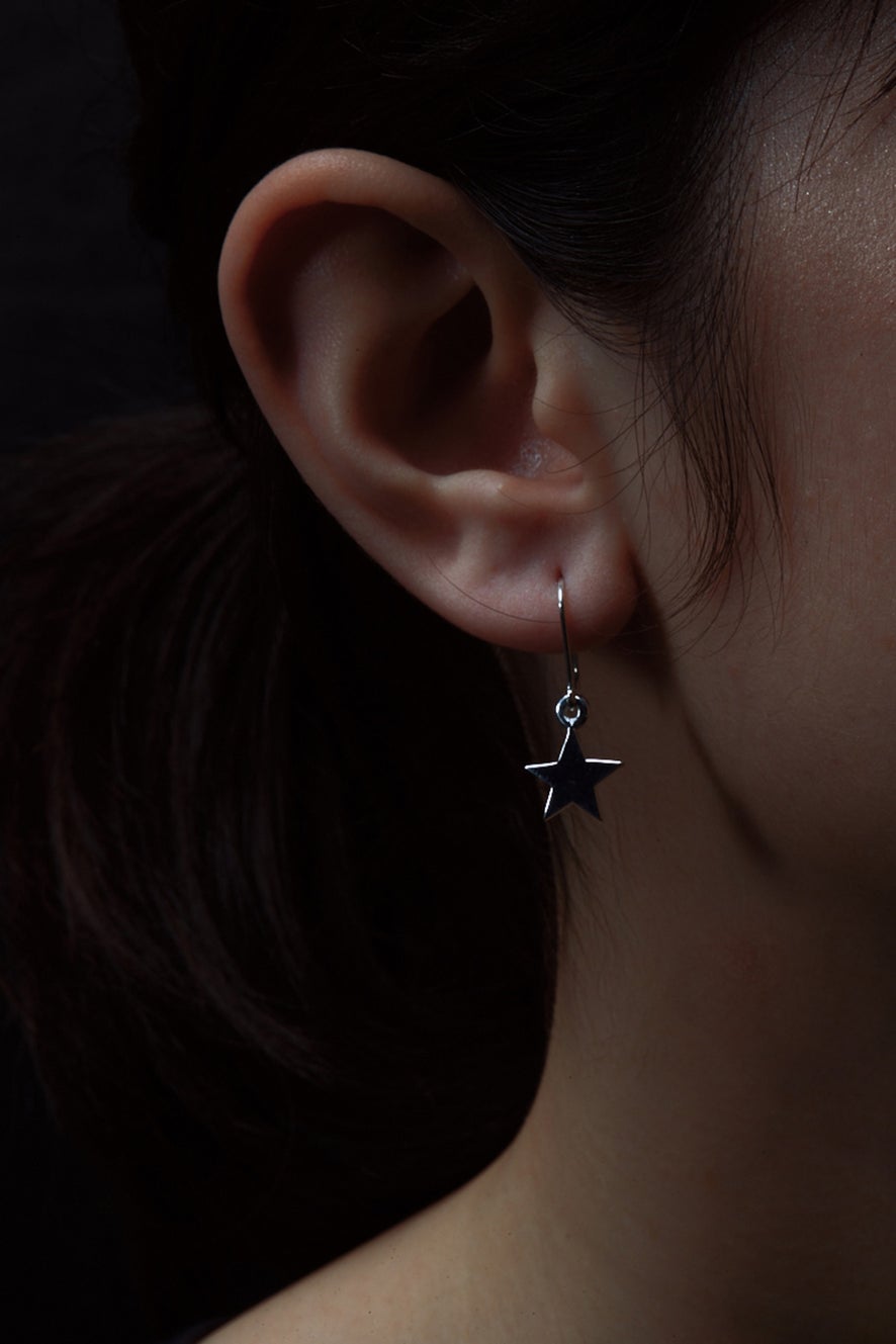 Star Earrings Silver
