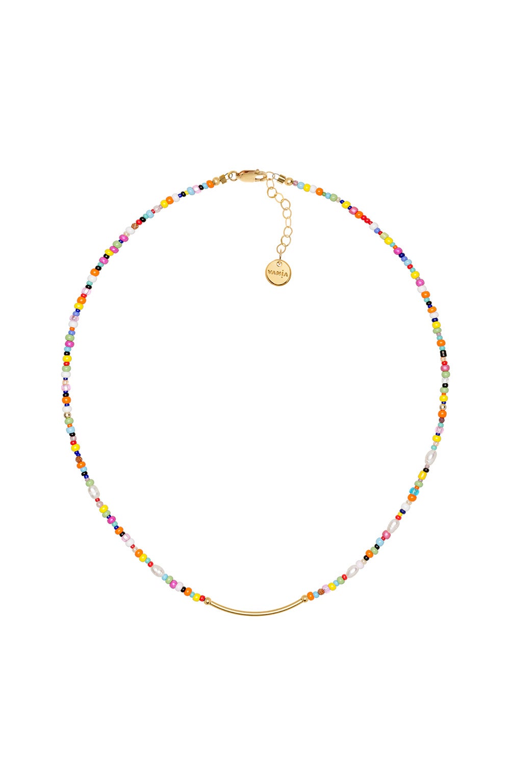 Colorful and Unique Czech Glass Beaded Necklace. – The Artwerks